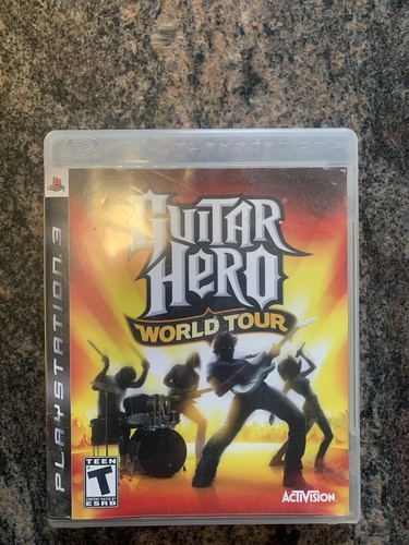 Guitar Hero World Tour Sony Playstation 3 PS3 Tested Works With Manual CIB - Picture 2 of 7