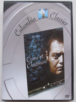 Frz. DVD ''Crime and punishment'', 1935, Lorre,  Dostojewski, kein dt. Ton od. UT