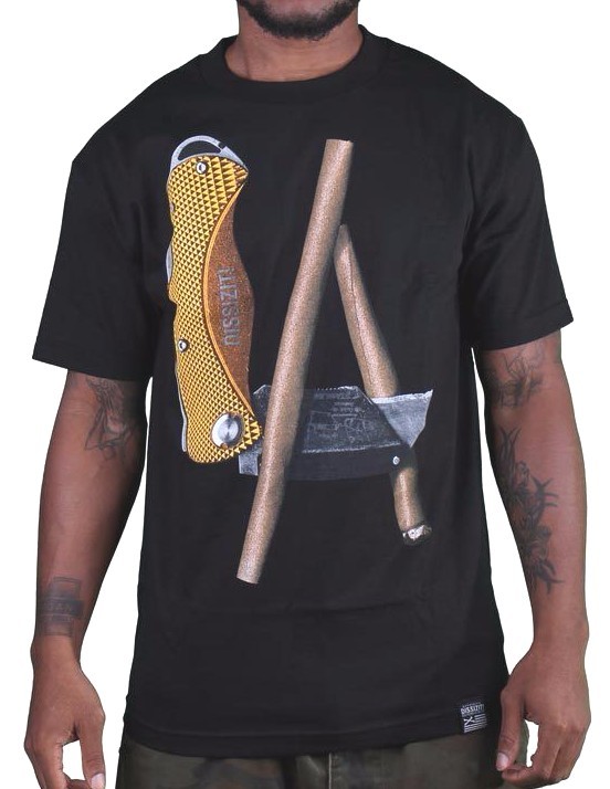 Los Angeles Black T-shirt Nwt