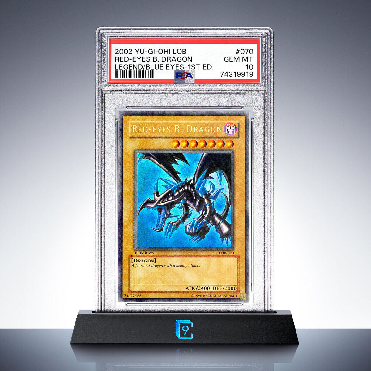 PSA 10 - Red-Eyes Black Dragon LOB-070 1st Ed. Ultra Rare Yugioh PSA 10 - Red-Eyes Black Dragon LOB-070 1st Ed. Ultra Rare Yugioh