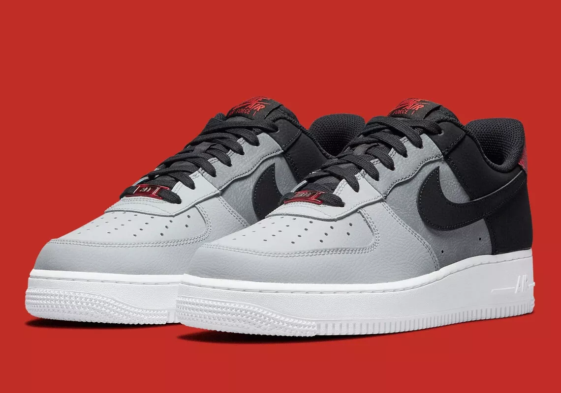 Men's Nike Air Force 1 Low '07 LV8 Black Smoke Grey -Size 13  -CZ0337 001 -NEW