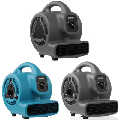 XPOWER P-80&P-80A Lightweight 115W Portable Fan Blower 600CFM Home Cooling & Dry