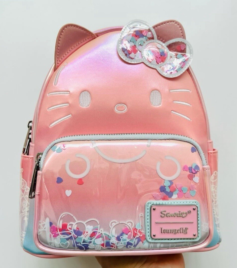 Loungefly Sanrio Hello Kitty 50th Anniversary Confetti Backpack NWT Loungefly Sanrio Hello Kitty 50th Anniversary Clear & Cute  main image 3