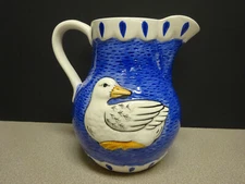 Vintage 1983 The Decorative Kitchen by Sigma Tastesetter 3D DUCK Milk 7" Pitcher