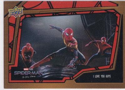 Upper Deck 2023 Marvel Studios Spider Man No Way Home No. 29 I love you guys