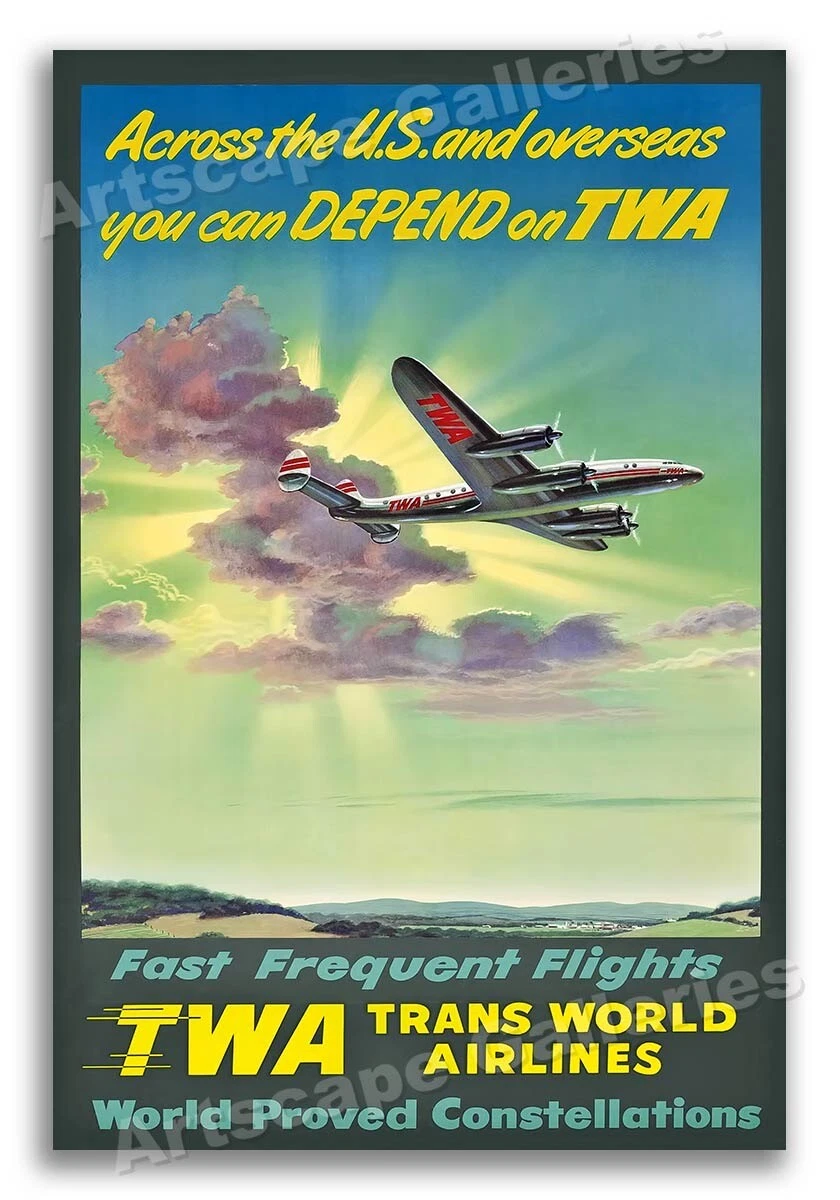 TWA Airlines Posters for sale | eBay