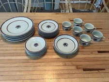 Ceralene Limoges Raynaud Rouen France Dinner Set Plates Bowls Cups Vintage