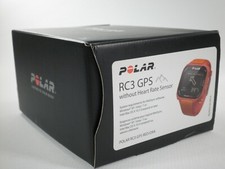 OROLOGIO POLAR RC 3 GPS ROSSO/ORA SPORT ESERCIZIO CORSA FITNESS 90047381-ha bisogno di batteria