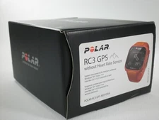 POLAR RC 3 GPS RED/ORA WATCH SPORT EXERCISE RUN FITNESS 90047381-needs battery