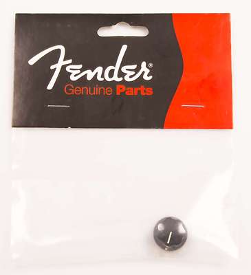 Genuine Fender Upper Concentric Knob For Jazz Bass - BLACK 004-9411-049