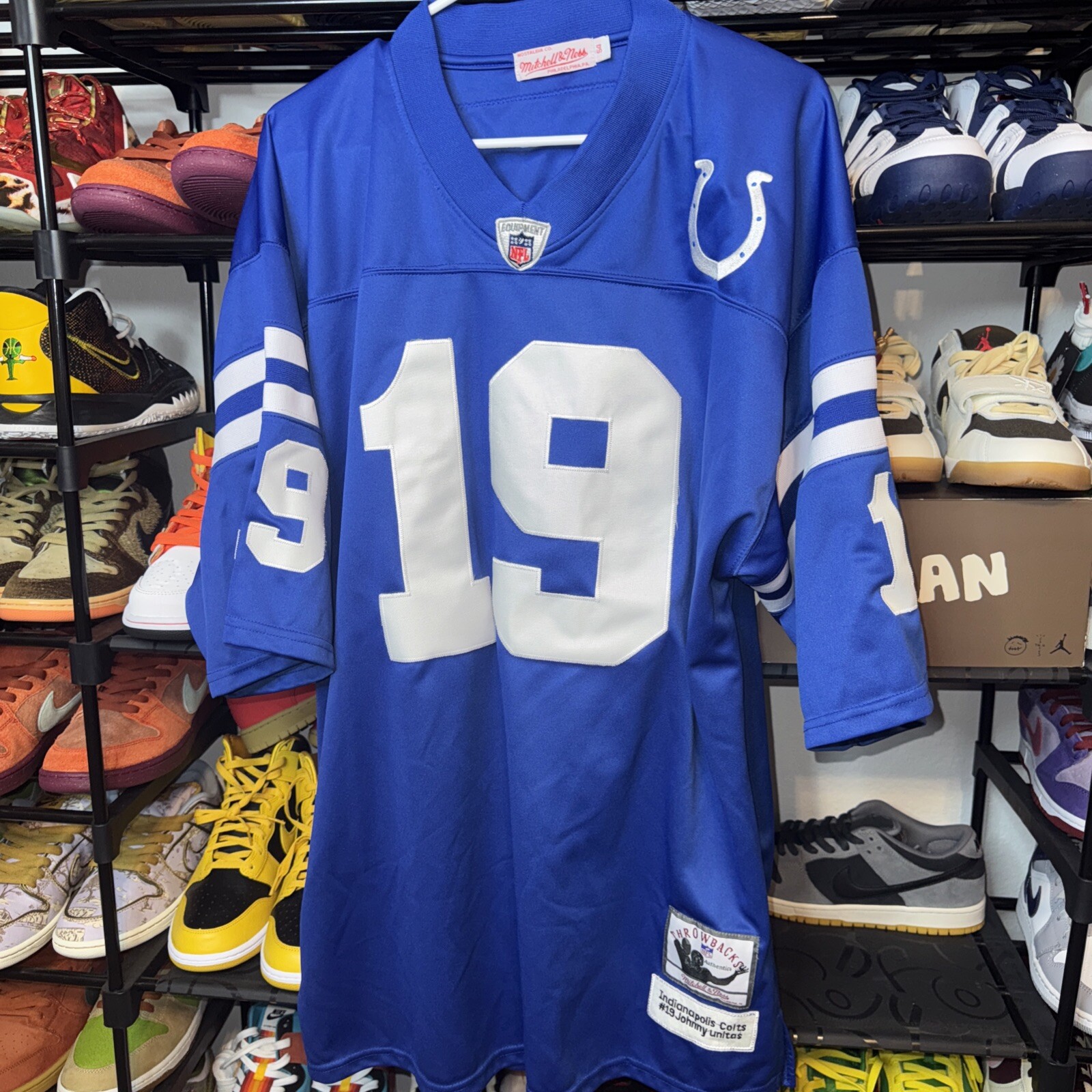 Johnny Unitas Baltimore Colts NFL Throwback Jersey by Mitchell & Ness Size 54