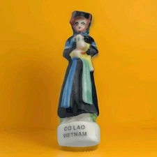 Minh Long Porcelain Figurine Vietnam Co Lao Miniature Small Vintage
