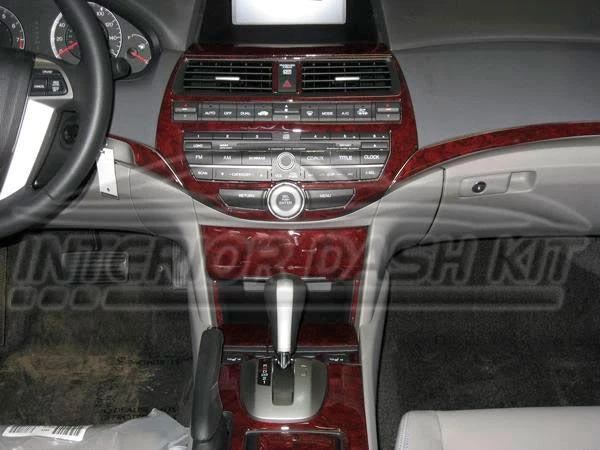 KIT DE MOLDURAS DE TABLERO DE MADERA INTERIOR SEDÁN HONDACORD 2008 08 2009 2010 2011 2012 Foto 2 de 4