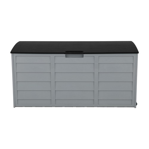 Outdoor Garden Plastic Storage Deck Box Chest Tools Cushions Lockable Seat 260L - Picture 40 of 45