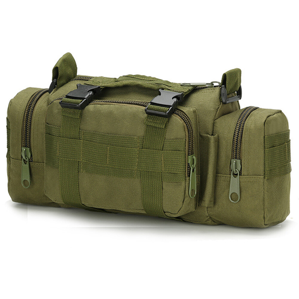 MFH MOLLE Tasche Gurtband PALS Camping Bushcraft Armee Patrol Angeln OD Grün