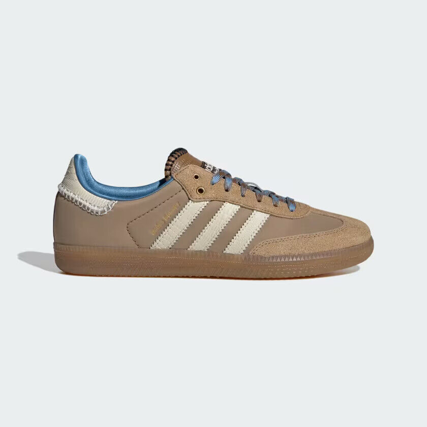 Adidas x Wales Bonner Samba Nylon Desert White Brown Size Adidas x Wales Bonner Samba Nylon Desert White Brown Size