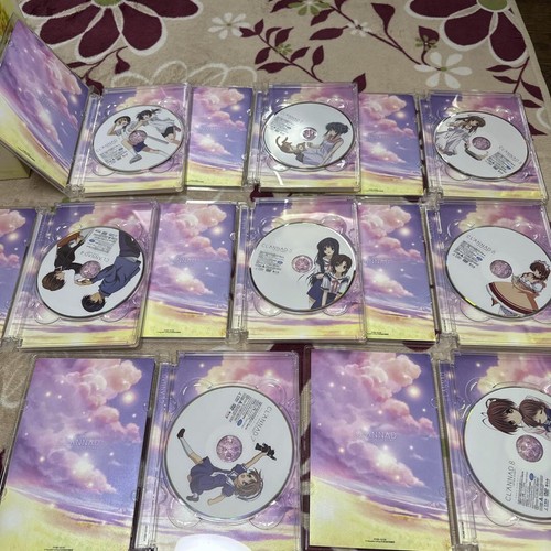 CLANNAD DVD Complete Set After Story Vol 1 to 8 Box Used Japan Anime - Picture 14 of 15