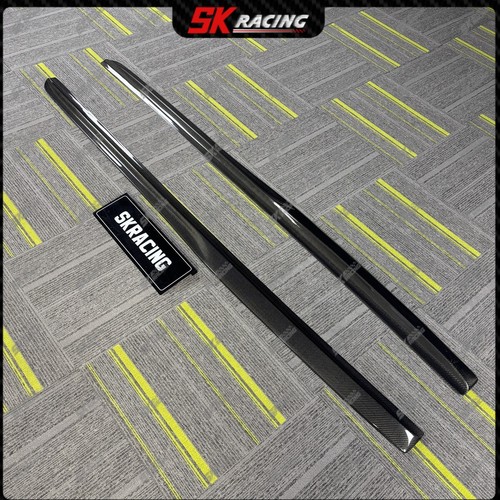 Labio de extensión de faldones laterales forjados/fibra de carbono para Mercedes-Benz W205 C63 15-21 - Imagen 4 de 28