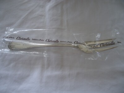 CHRISTOFLE MALMAISON  SILVER-PLATED Large Serving  Fork