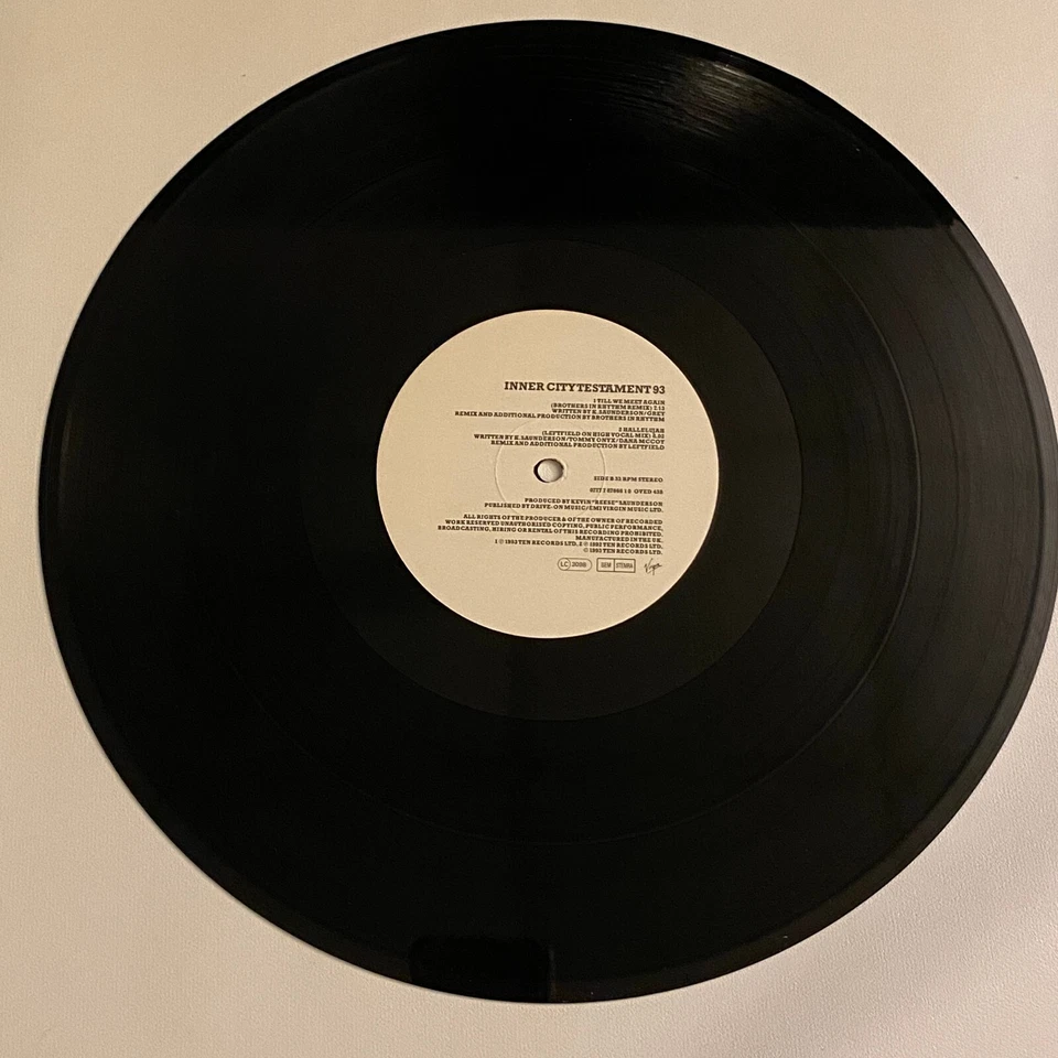 INNER CITY - TESTAMENT 93 * 2 x LP VINYL * VIRGIN - OVED 438 NM - Image 4 of 4