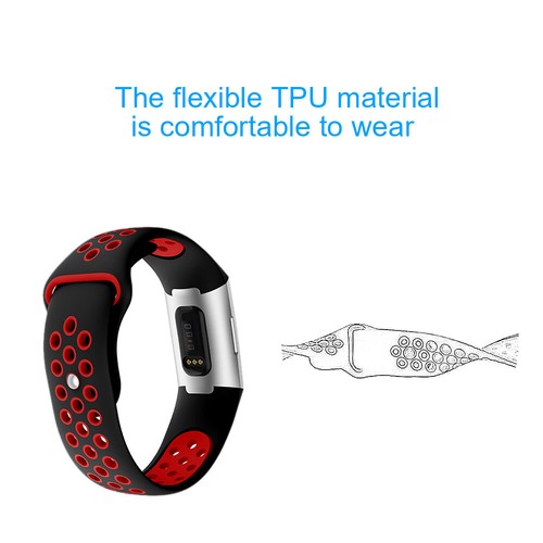 Replacement Silicone Watch Band Strap Wristband For Fitbit Charge 4/Charge 3 SE - Picture 53 of 103