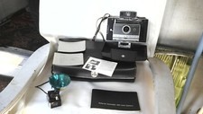 POLAROID 100 AUTOMATIC LAND CAMERA W- CASE BULBS MANUAL  SLIDES INSTRUCTIONS
