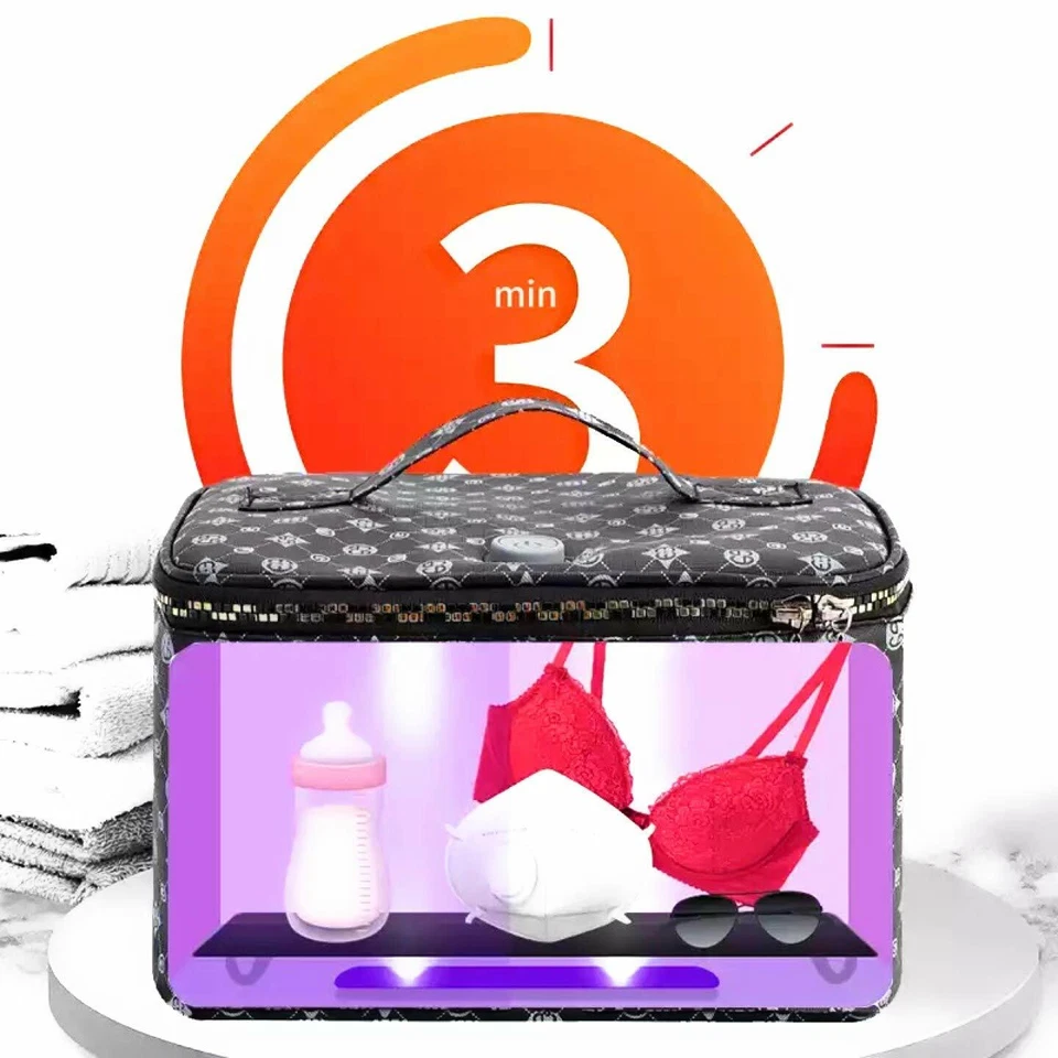 Bolsa desinfectante LED Bolsa desinfectante UV Zapper de gérmenes, LED con esterilización UV alimentada por SB Foto 2 de 4