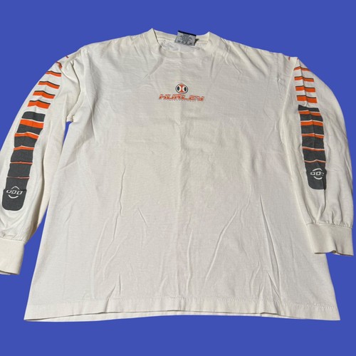 Vintage Hurley International White Long sleeve T Shirt Two Sided Logo USA Medium - Picture 4 of 14