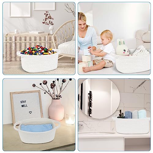 アイボリーCotton ribbon tank andmary Cotton ribbon tank