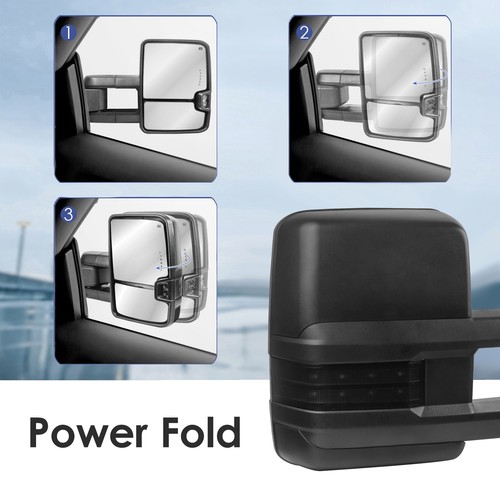 Espejos retrovisores eléctricos térmicos para Chevy Silverado GMC Sierra 1500 2500 3500 1999-2002 - Imagen 5 de 12