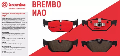 Brembo Front Ceramic Brake Pads For Genesis Coupe XTS Regal Camaro Corvette S - Picture 4 of 4