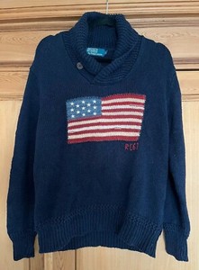 ralph lauren flag jumper