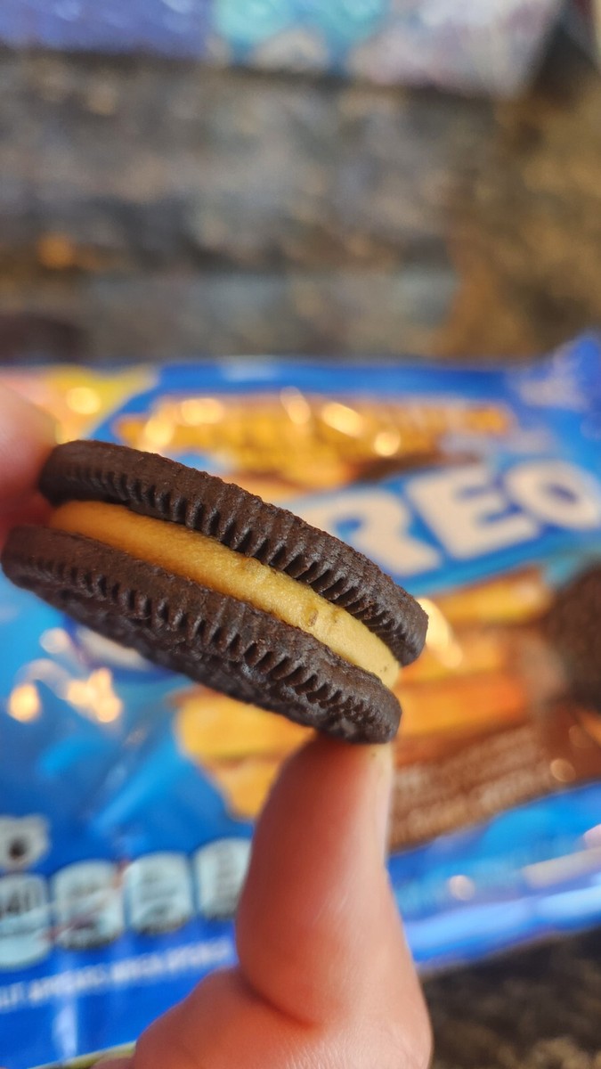Oreo factory defect, toffee crunch, ONE SIDE FLIPPED, very rare | eBay