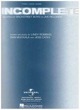 BACKSTREET BOYS INCOMPLETE SHEET MUSIC PIANO/VOCAL/GUITAR BRAND NEW ON SALE