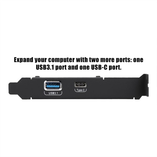 PCI-E Card USB 3.1 Type A & Type C Port Expansion Card USB C Type To PCI-E - Photo 4/7