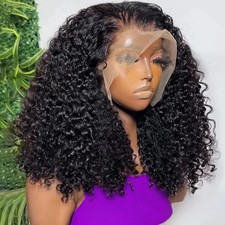 Short Bob Deep Water Wave Hd Lace Frontal Wigs Curly Human Hair Wig For Women