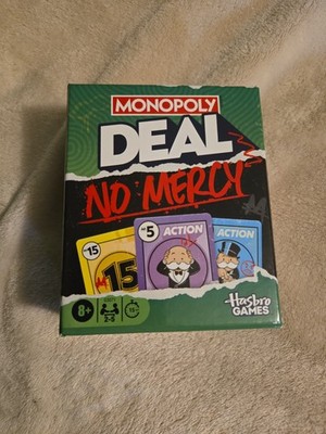 Monopoly Deal No Mercy Card Game Ruthless Deal Edition On HAND New 2026