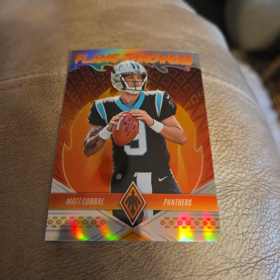 Matt Corral 2022 Phoenix Flame Throwers FT-30 Ole Miss Panthers RC Rookie