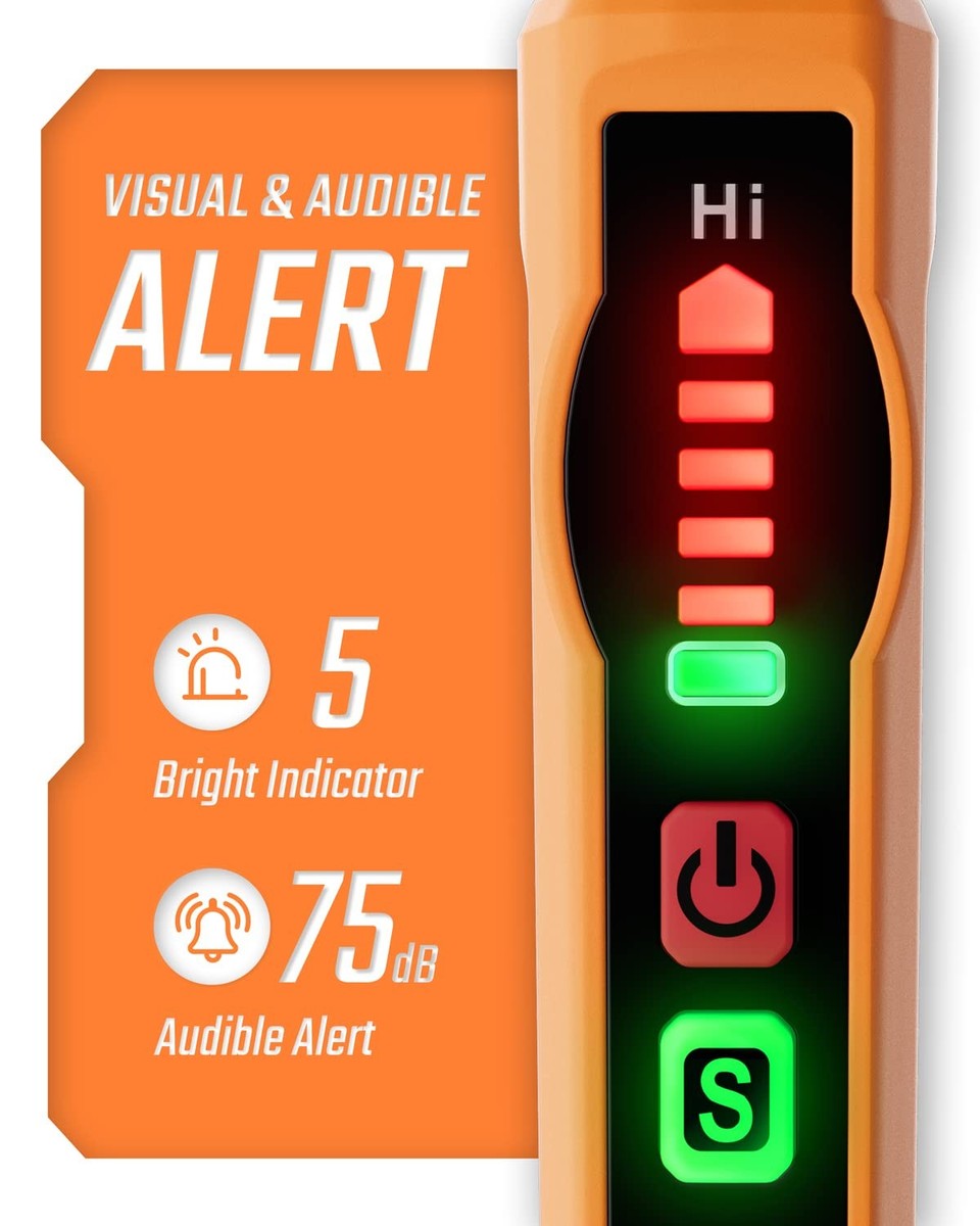 Tefola Flammable Gas Detector – Portable For Methane, Natural Gas, LPG, Propane & CO, With Sound Alarm, 50-1000ppm