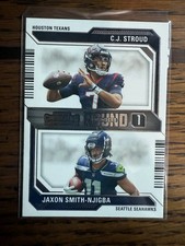 2023 Panini Contenders #4 C.J. Stroud  Jaxon Smith-Njigba Round Numbers Buckeyes