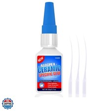20g Ceramic Super Glue for Porcelain and Pottery Repair - Rapid-Setting, Wate...