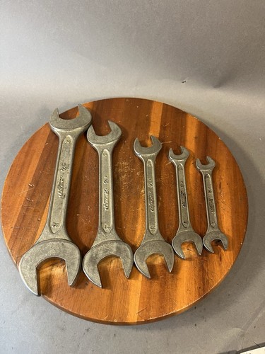 Vintage NTK 5 Metric Wrench Set. Double Open