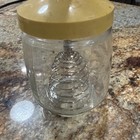 Vintage Clear Glass Federal Housewares Egg Beater Gravy Mixer Harvest Gold Cover — photo 4