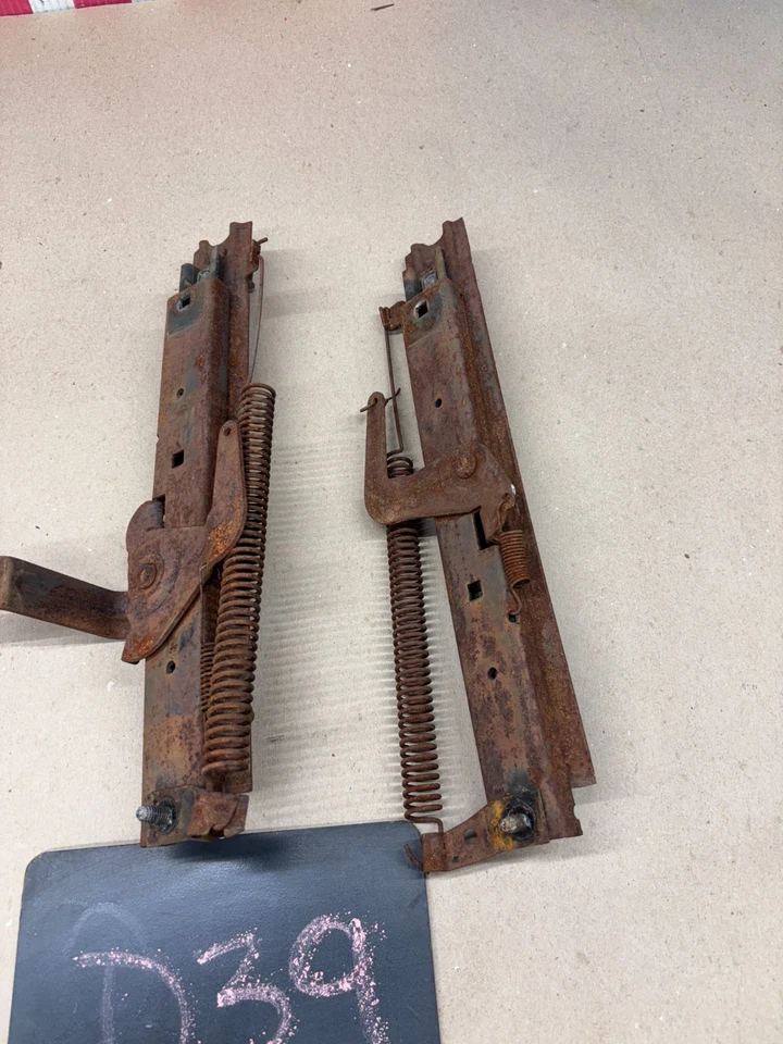 1973 1974 1975 1976 Dodge Dart Duster Scamp banco delantero asiento pistas conjunto oe Foto 2 de 4