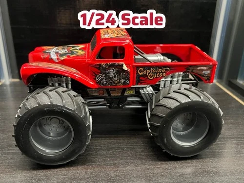 2007 Vintage Mattel Monster Jam 1/24 Captain’s Curse Monster Truck Diecast Car