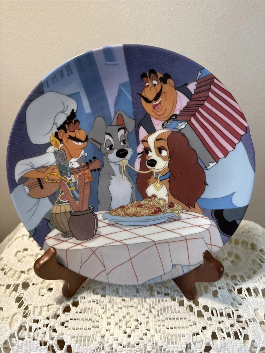 Lady and the Tramp Plate Indiana Disney Plates 1968-Now for sale