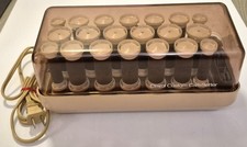 Vintage Clairol Hot Rollers Custom CareSetter KF-20   20 Curlers  Clips, Tested