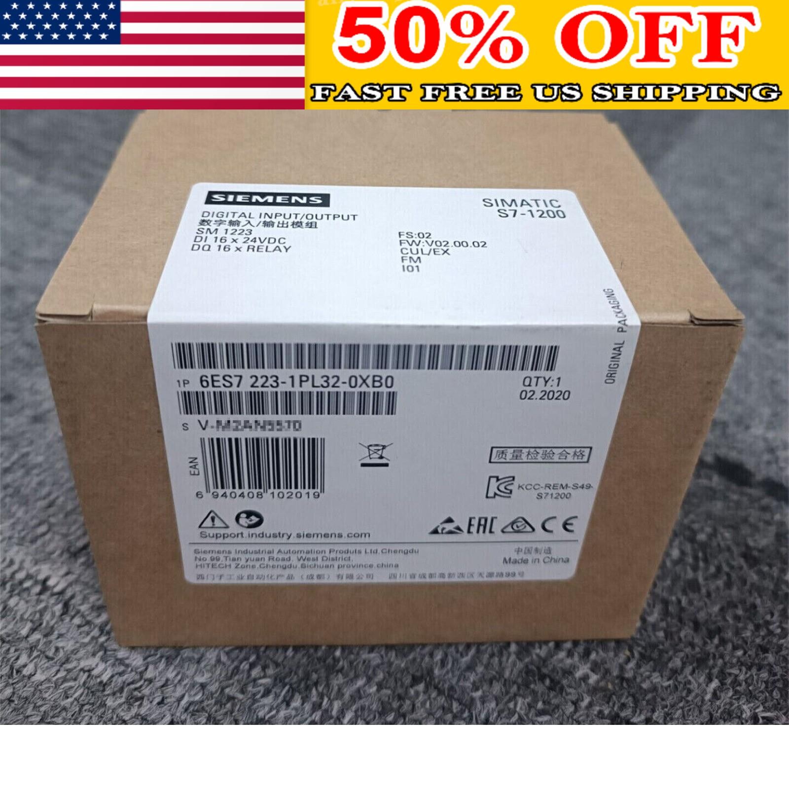 New Siemens 6ES7223-1PL32-0XB0 6ES7 223-1PL32-0XB0 S7-1200 Digital I/O SM 1223