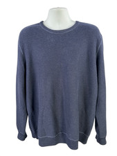 Calvin Klein Mens Blue Long Sleeve Sweater - ...