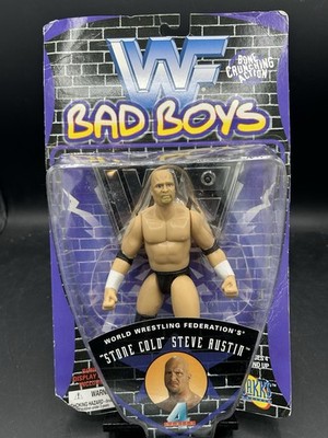 1997 Jakks WWF Bad Boys Bone Crunching Action Series 4 Stone Cold